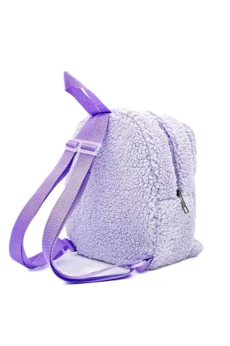 [ WE EMBROIDER THE NAME YOU WANT ] Rabbit Lila 0-8 Years Old Children's Backpack, Kindergarten-Nursery Bag-lilac - 5