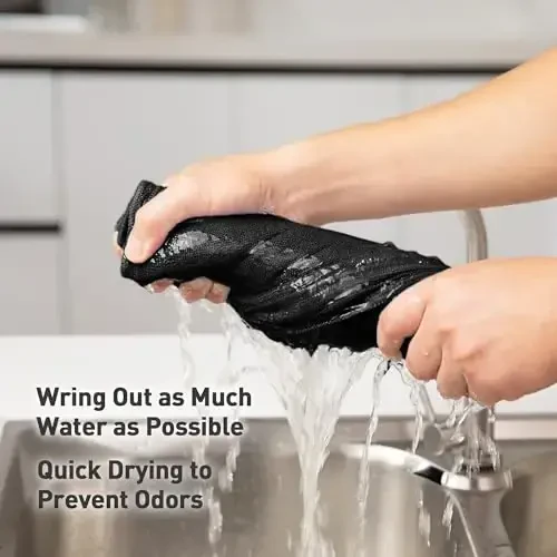 WEAWE Black Microfiber Cleaning Cloth 13