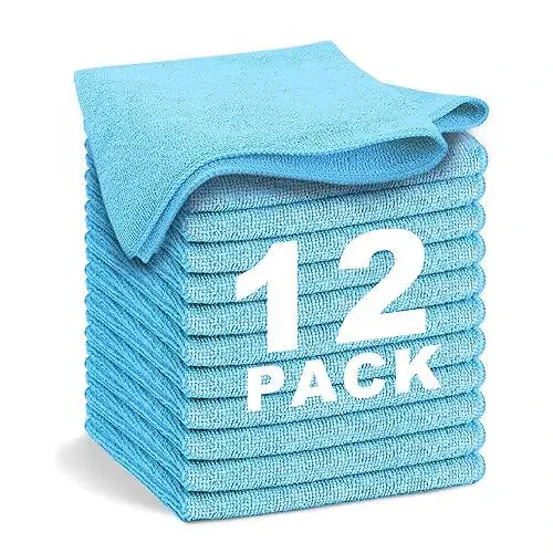 WEAWE Blue Microfiber Cleaning Cloth 13