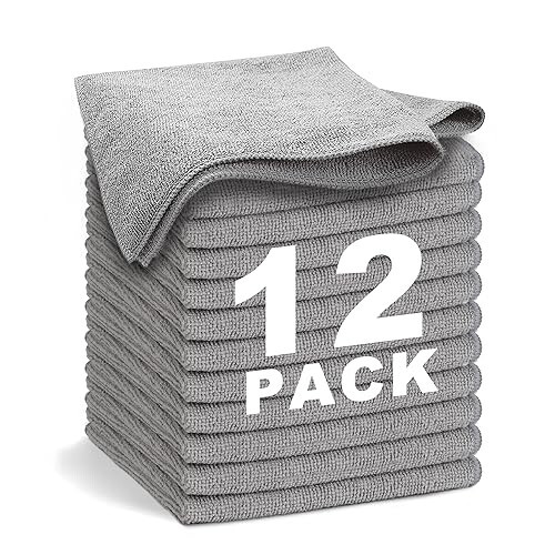 WEAWE Gray Microfiber Cleaning Cloth 13