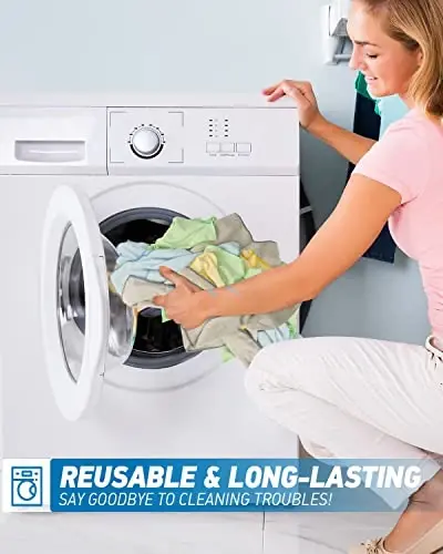 WEAWE Microfiber Cleaning Cloth-50Pcs (13x13 inch) Ultra Soft Highly Absorbent Rags for Cleaning, Reusable and Lint Free Towels for Housekeeping-Machine Wash (Black) - 5