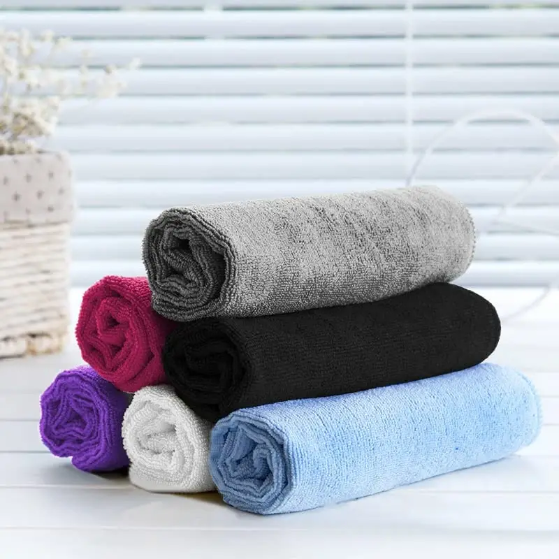 WEAWE Microfiber Tozalash Mato - 24 dona (13x13 dyuym) Uy ishlarini yuritish uchun o'ta yumshoq yuqori darajada singdiruvchi latta - Mashinada yuvish (Oq) - 6
