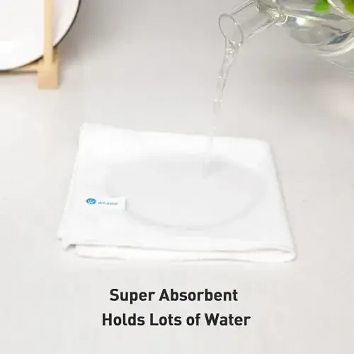 WEAWE White Microfiber Cleaning Cloth 13