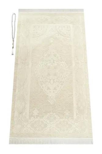 Wedding chest mat set, suitable as a gift for groom and bride, with Kuran and scarf set Gold - 5