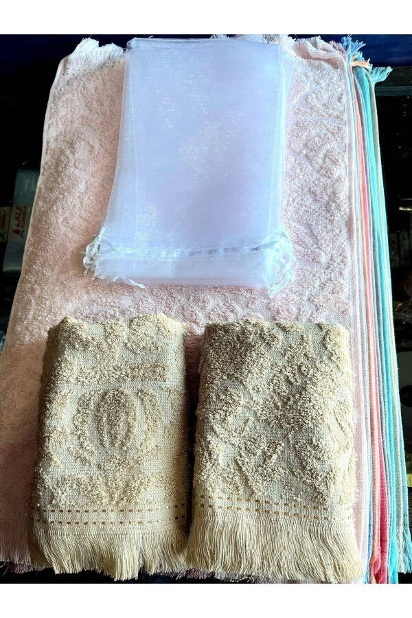 Wedding Towel, 20 Assorted (30X50CM KITCHEN TOWEL) and 20 Tulle Bags, Mawlid, Baby, Circumcision, Engagement - 7