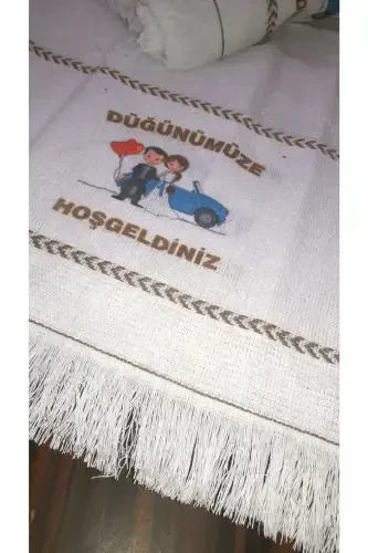 Wedding Towel Car Towel, Convoy Towel 12 Packaged Bride Groom Model-whitemavi - 8