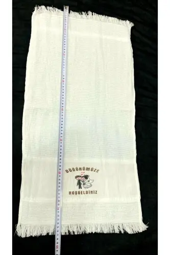 Wedding Towel Car Towel Convoy Towel 12 Pieces, Welcome to our wedding. okuluk.yörük Toy Dəsmal-white - 6