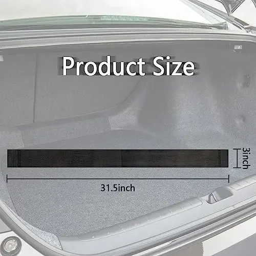wedfish Elastic Car Trunk Organizer Straps with Hook and Loop Tape+2 