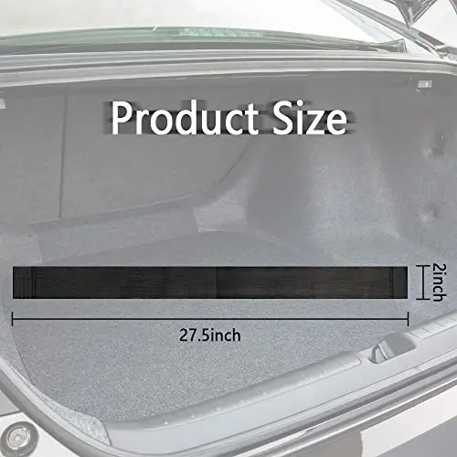 wedfish Elastic Car Trunk Organizer Straps with Hook and Loop Tape+2 