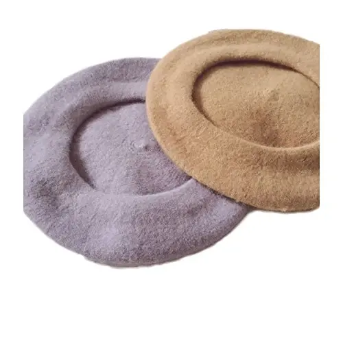 WeeH Beret Hat for Women Gril Winter Hats Wool Classic Vintage Beanie Cap - WEEH (1)