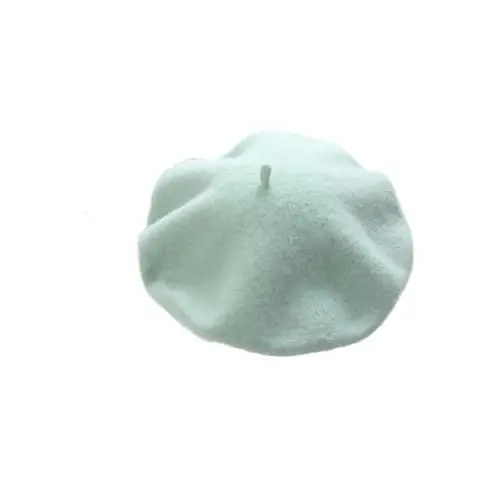 WeeH Beret Hat for Women Gril Winter Hats Wool Classic Vintage Beanie Cap - 1