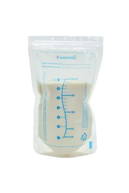 Weewell Breast Milk Storage Bag 200 ml 25 pcs - GÖNÜL İŞLERIM