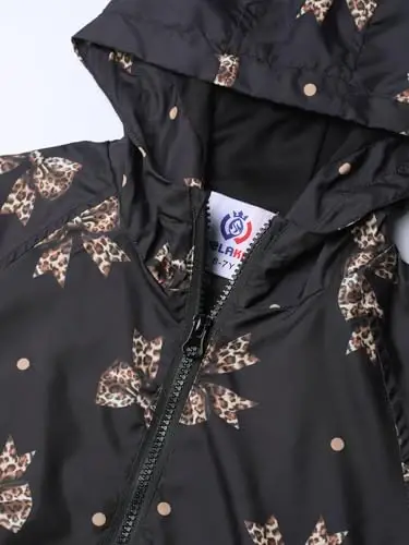 WELAKEN lightweight Jacket for Girls Kids & Toddler II Girls' Print Water-resistant Jacket - 4