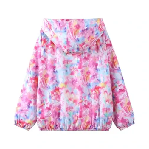 WELAKEN lightweight Jacket for Girls Kids & Toddler II Girls' Print Water-resistant Jacket - 4