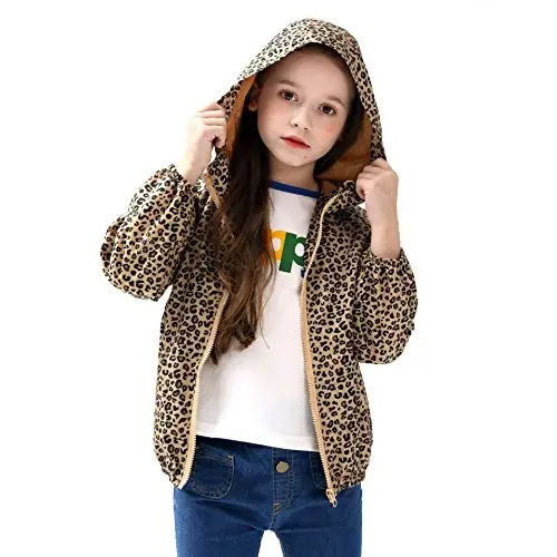 WELAKEN lightweight Jacket for Girls Kids & Toddler II Girls' Print Water-resistant Jacket - 3