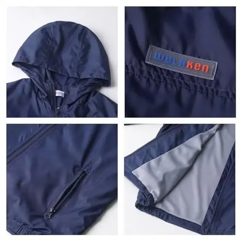 WELAKEN lightweight Jacket for Girls Kids & Toddler II Girls' Print Water-resistant Jacket - 4