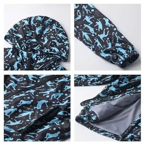 WELAKEN lightweight Jacket for Girls Kids & Toddler II Girls' Print Water-resistant Jacket - 3