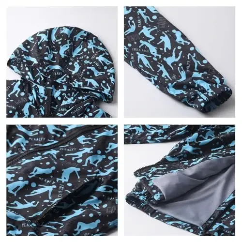 WELAKEN lightweight Jacket for Girls Kids & Toddler II Girls' Print Water-resistant Jacket - 3