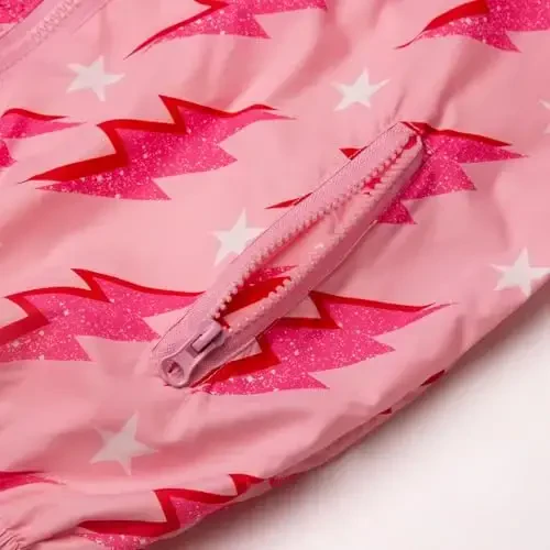 WELAKEN lightweight Jacket for Girls Kids & Toddler II Girls' Print Water-resistant Jacket - 4