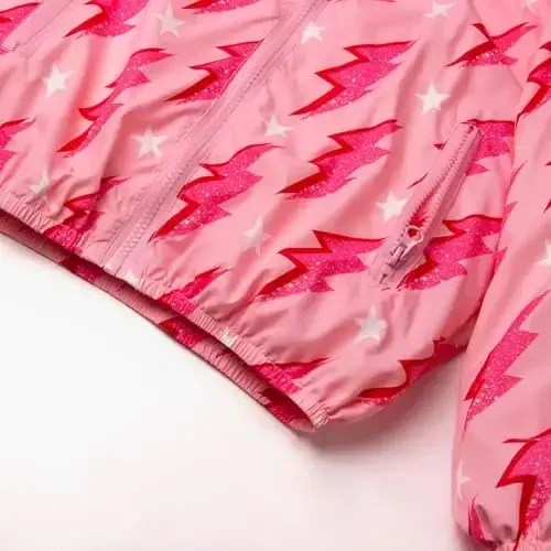 WELAKEN lightweight Jacket for Girls Kids & Toddler II Girls' Print Water-resistant Jacket - 5