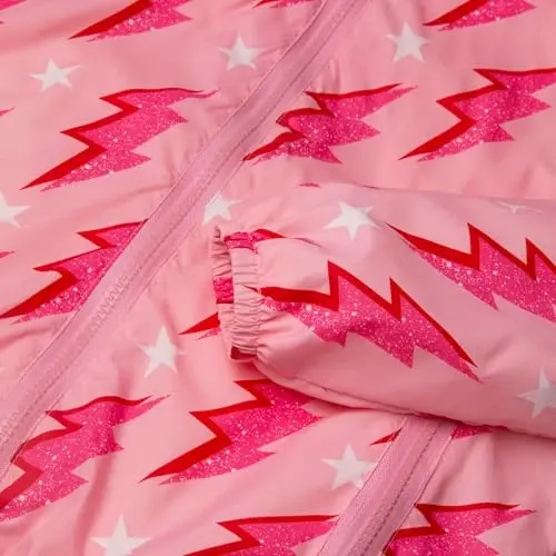 WELAKEN lightweight Jacket for Girls Kids & Toddler II Girls' Print Water-resistant Jacket - 3