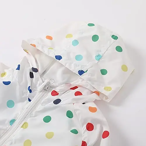 WELAKEN lightweight Jacket for Girls Kids & Toddler II Girls' Print Water-resistant Jacket - 4