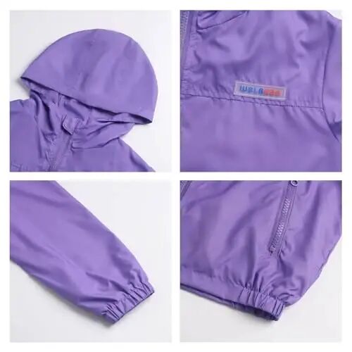 WELAKEN lightweight Jacket for Girls Kids & Toddler II Girls' Print Water-resistant Jacket - 7