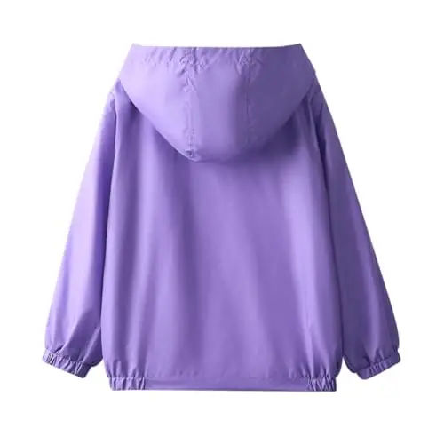 WELAKEN lightweight Jacket for Girls Kids & Toddler II Girls' Print Water-resistant Jacket - MODAZONE (1)