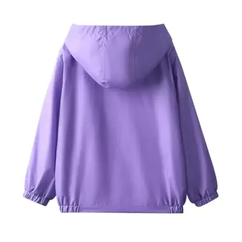 WELAKEN lightweight Jacket for Girls Kids & Toddler II Girls' Print Water-resistant Jacket - MODAZONE (1)