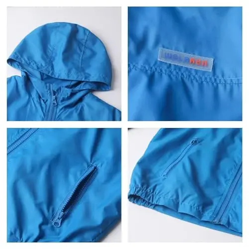 WELAKEN lightweight Jacket for Girls Kids & Toddler II Girls' Print Water-resistant Jacket - 4