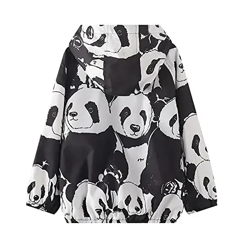 WELAKEN lightweight Jacket for Girls Kids & Toddler II Girls' Print Water-resistant Jacket - WELAKEN (1)