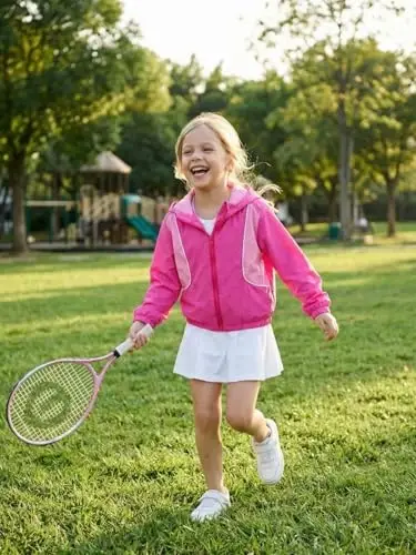 WELAKEN lightweight Jacket for Girls Kids & Toddler II Girls' Print Water-resistant Jacket - 2
