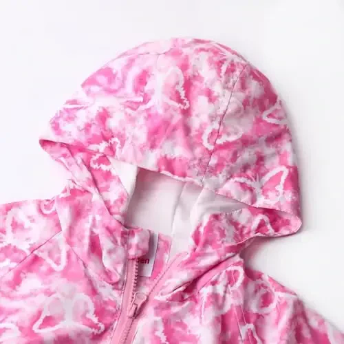 WELAKEN lightweight Jacket for Girls Kids & Toddler II Girls' Print Water-resistant Jacket - 3