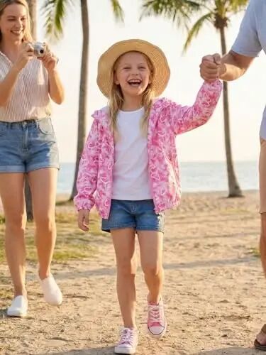 WELAKEN lightweight Jacket for Girls Kids & Toddler II Girls' Print Water-resistant Jacket - 3