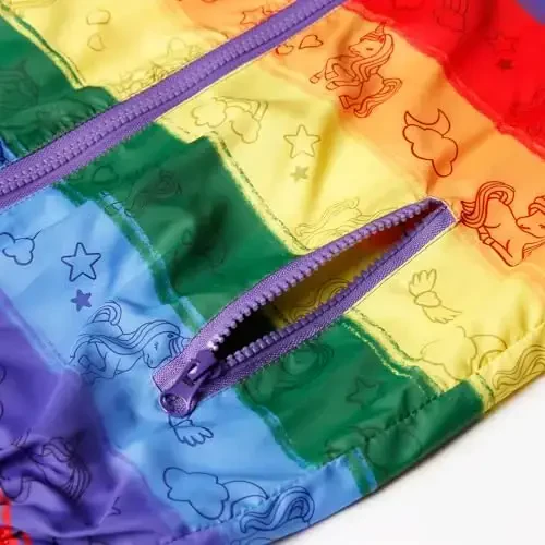 WELAKEN lightweight Jacket for Girls Kids & Toddler II Girls' Print Water-resistant Jacket - 4