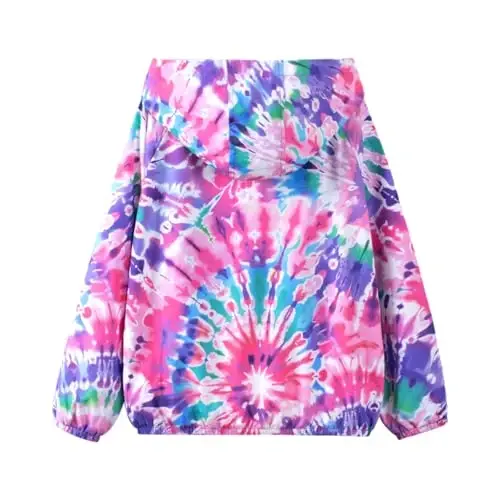 WELAKEN lightweight Jacket for Girls Kids & Toddler II Girls' Print Water-resistant Jacket - WELAKEN (1)