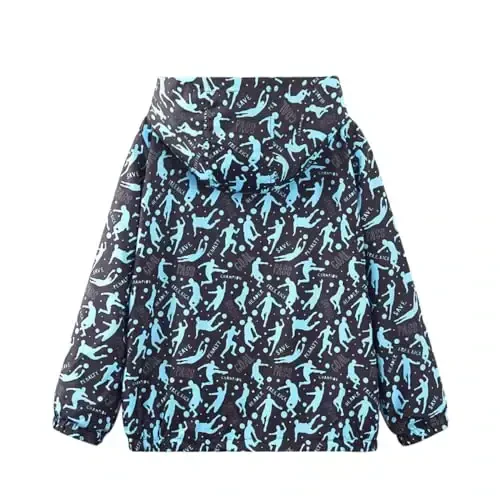 WELAKEN lightweight Jacket for Girls Kids & Toddler II Girls' Print Water-resistant Jacket - 2