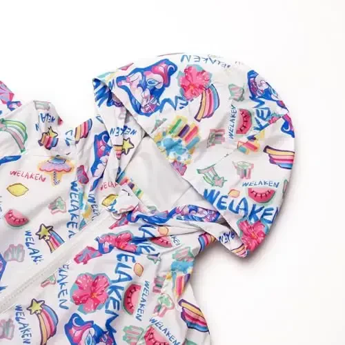 WELAKEN lightweight Jacket for Girls Kids & Toddler II Girls' Print Water-resistant Jacket - 3