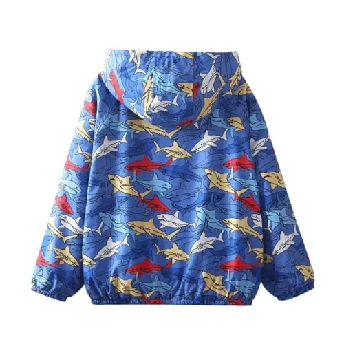 WELAKEN lightweight Jacket for Girls Kids & Toddler II Girls' Print Water-resistant Jacket - 2