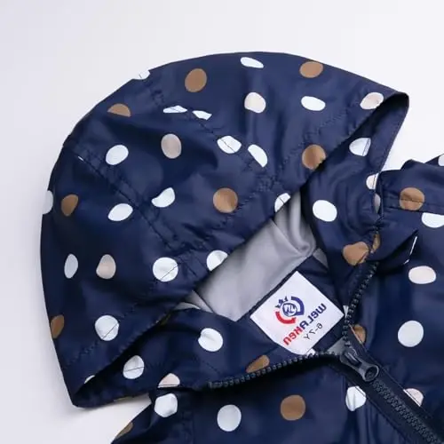 WELAKEN lightweight Jacket for Girls Kids & Toddler II Girls' Print Water-resistant Jacket - 2