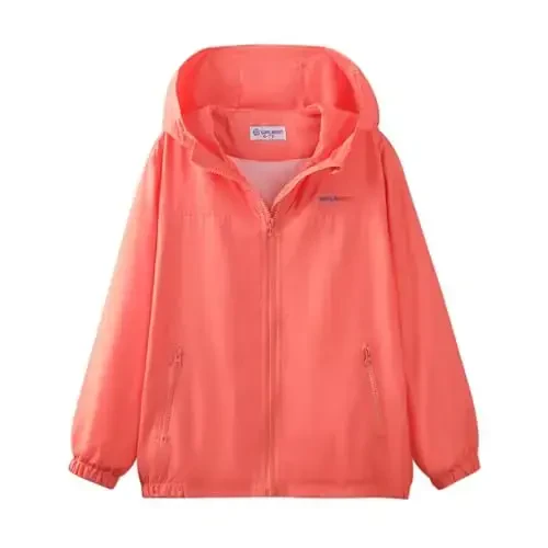 WELAKEN lightweight Jacket for Girls Kids & Toddler II Girls' Print Water-resistant Jacket - WELAKEN