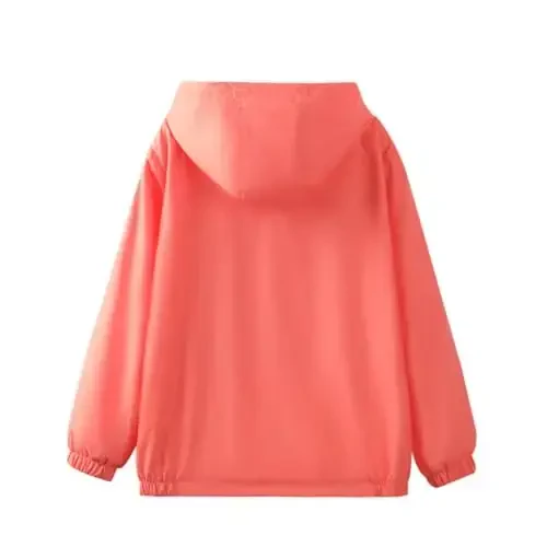 WELAKEN lightweight Jacket for Girls Kids & Toddler II Girls' Print Water-resistant Jacket - WELAKEN (1)