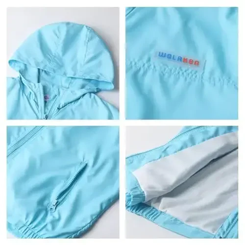 WELAKEN lightweight Jacket for Girls Kids & Toddler II Girls' Print Water-resistant Jacket - 3