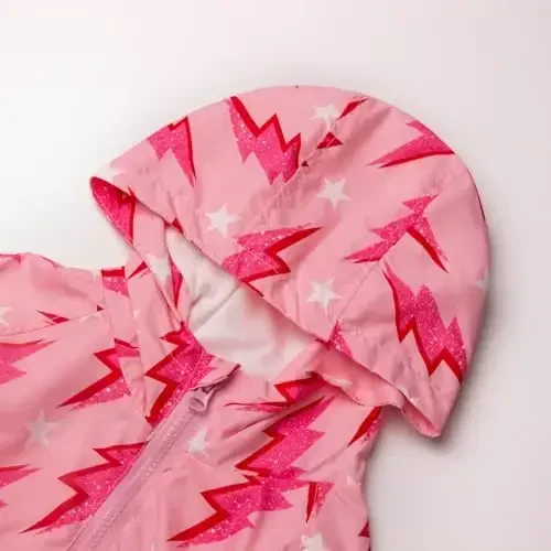 WELAKEN lightweight Jacket for Girls Kids & Toddler II Girls' Print Water-resistant Jacket - 2