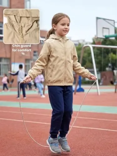 WELAKEN lightweight Jacket for Girls Kids & Toddler II Girls' Print Water-resistant Jacket - 2