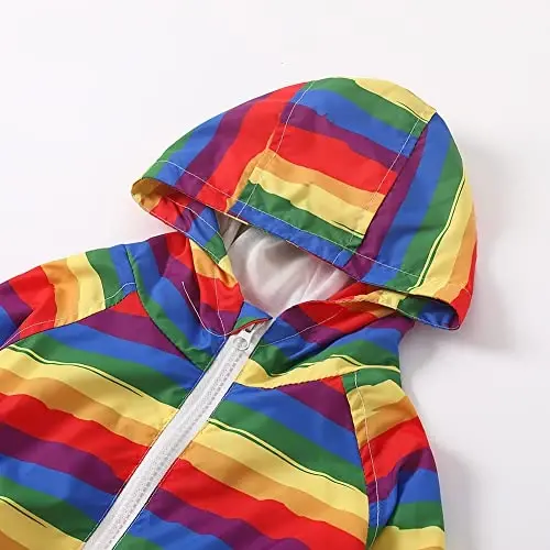 WELAKEN lightweight Jacket for Girls Kids & Toddler II Girls' Print Water-resistant Jacket - WELAKEN (1)