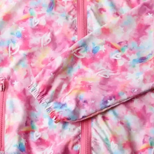 WELAKEN qizlar uchun engil kurtka Bolalar va chaqaloq II Qizlar uchun suv o'tkazmaydigan kurtka - 4