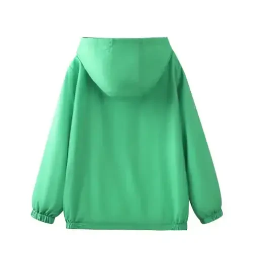 WELAKEN qizlar uchun yengil kurtka Bolalar va chaqaloqlar II Qizlar bosma suv o'tkazmaydigan kurtka - WELAKEN (1)