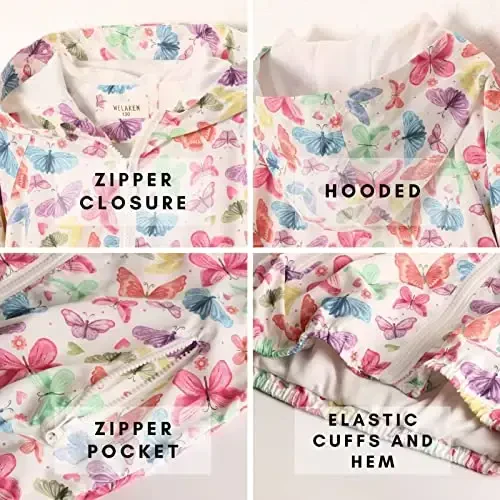 WELAKEN qizlar uchun yengil kurtka bolalar va yosh bolalar II Qizlar uchun suvga chidamli kurtka - 3