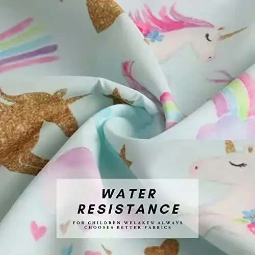 WELAKEN lightweight Jacket for Girls Kids & Toddler II Girls' Print Water-resistant Jacket - 4